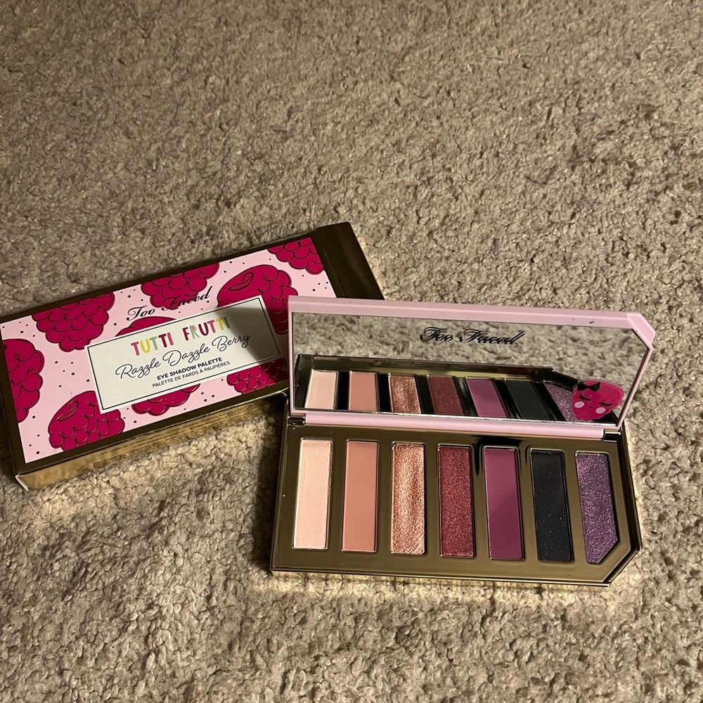 Limited edition! Too face tutti-frutti eyeshadow palette.!